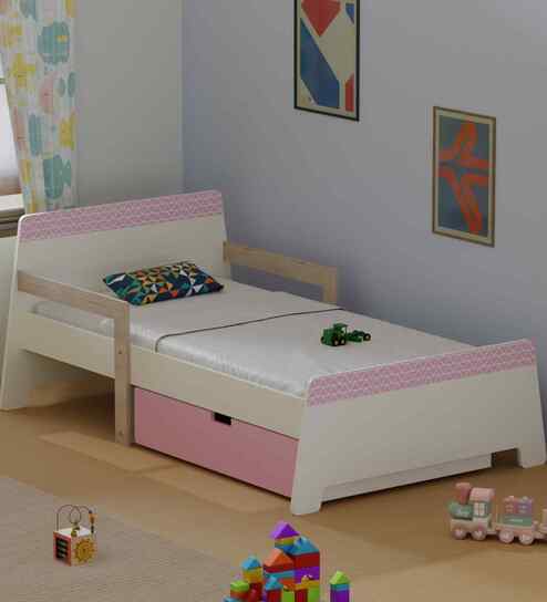 Jujube Kids Toddler Bed in Pink Finish