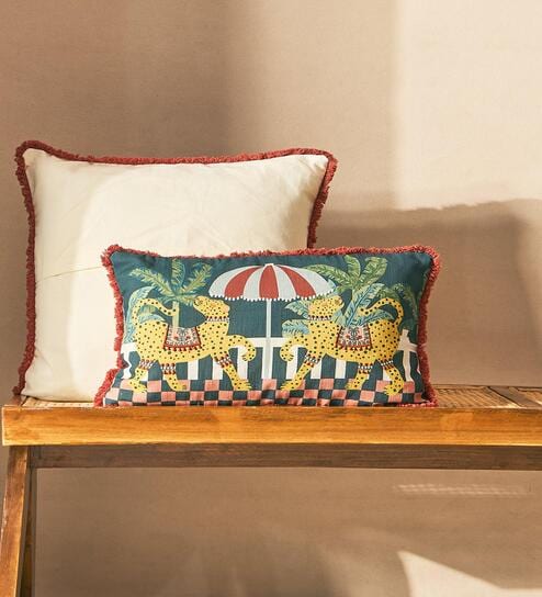 Jungle Soiree Cushion Cushion Cover, 12"   20" | Lost in Paradise