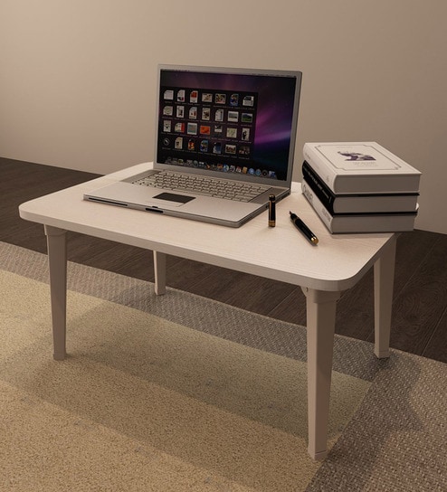 Buy Juno Laptop Table In Oak Finish By Forzza Online