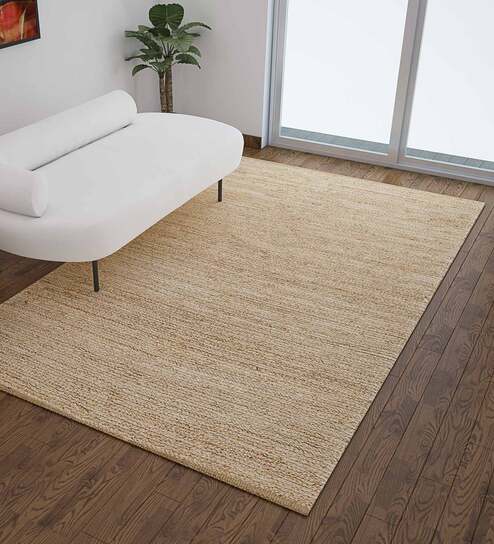 Jute & Chenille 5 ft x 7 ft Hand Woven Dhurrie by Jaipur Rugs