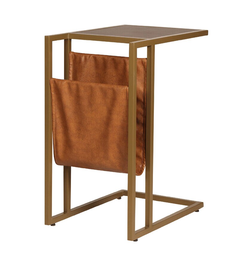 Buy Jude Portable Table in Brown Colour by Trevi Furniture Online Portable Tables Portable