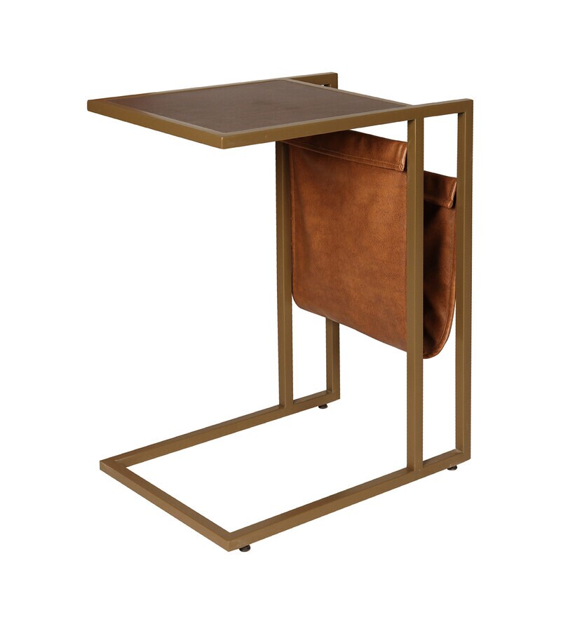 Buy Jude Portable Table in Brown Colour by Trevi Furniture Online Portable Tables Portable
