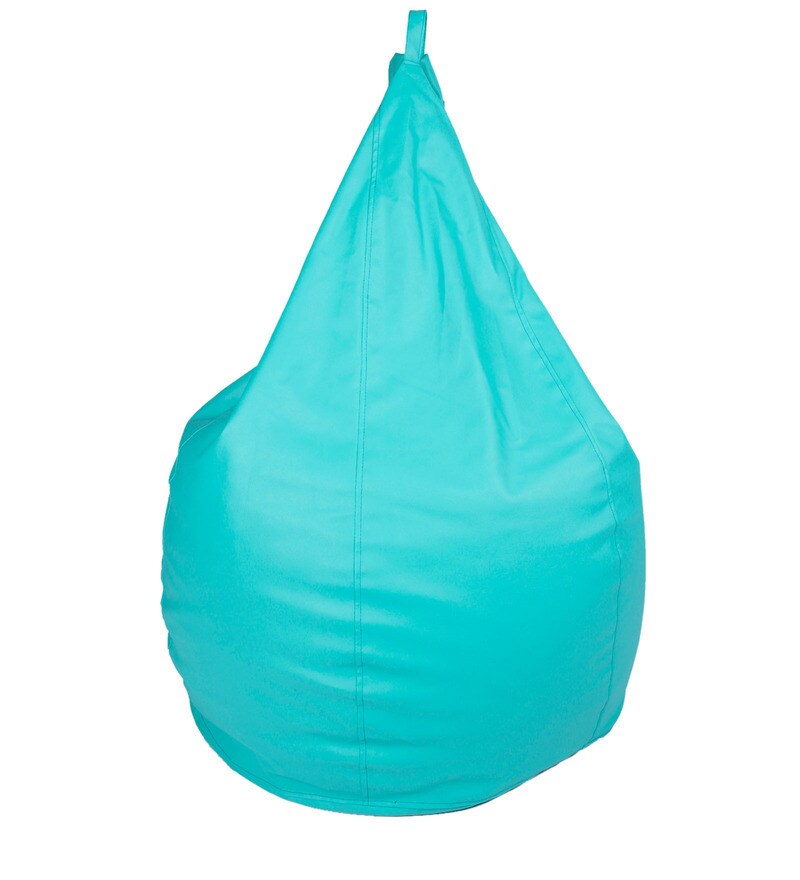 Buy Classic XXXL Bean Bag Cover in Teal Colour by Orka Online Bean