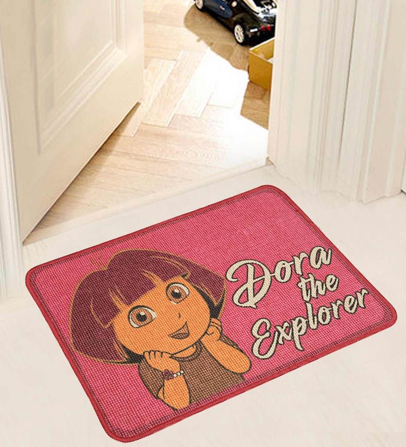 Buy Dora Jute 24 X 16 Inch Anti Skid Kids Floor Mat By Saral Home