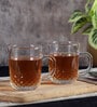 Jucika 220ml Transparent Ceramic (Set of 6) Coffee Mug