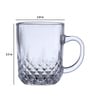 Jucika 220ml Transparent Ceramic (Set of 6) Coffee Mug