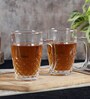 Jucika 310ml Transparent Ceramic (Set of 6) Coffee Mug