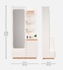 Juda Dressing Unit With Storage In White Finish