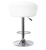 Judith Office Bar Stool Chair In White Colour