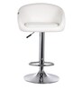 Judith Office Bar Stool Chair In White Colour