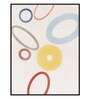 Juggling Act Multicolor Canvas Framed Art Panels Set of 3