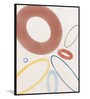 Juggling Act Multicolor Canvas Framed Art Panels Set of 3