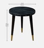 Juhe End Table In Green Colour