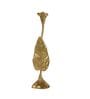 Jules Leaves Large Gold Aluminium Candle Holder