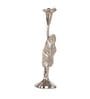 Jules Leaves Small Silver Aluminium Candle Holder