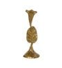 Jules Leaf Small Gold Aluminium Candle Holder