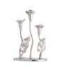 Jules Triple Gold Aluminium Candle Holder