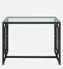 Julian Metal Console Table In Black Finish