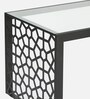 Julian Metal Console Table In Black Colour