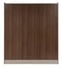 Julieta 4+ Door Wardrobe in Light Walnut Finish with Mirror