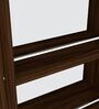 Julius Free Standing Tall units with 5 Open Shelves in Asian Walnut Finish
