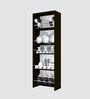 Julius Free Standing Tall units with 5 Open Shelves in Chiyoda Wange Finish