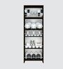 Julius Free Standing Tall units with 5 Open Shelves in Chiyoda Wange Finish