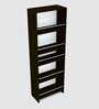 Julius Free Standing Tall units with 5 Open Shelves in Chiyoda Wange Finish