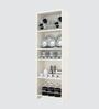 Julius Free Standing Tall units with 5 Open Shelves in Highland Pine Finish