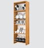 Julius Free Standing Tall units with 5 Open Shelves in Plateau Apple Finish
