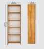 Julius Free Standing Tall units with 5 Open Shelves in Plateau Apple Finish