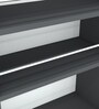 Julius Free Standing Tall units with 5 Open Shelves in Slate Grey Finish