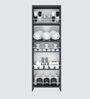 Julius Free Standing Tall units with 5 Open Shelves in Slate Grey Finish