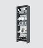 Julius Free Standing Tall units with 5 Open Shelves in Slate Grey Finish