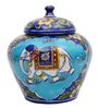 Jumbo Pottery Ceramic Handpainted Jar