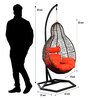 Matterhorn Wicker Swing In Brown Finish