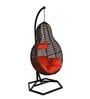 Jungfrau Wicker Swing In Black Finish