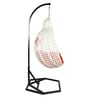 Jungfrau Wicker Swing In White Finish