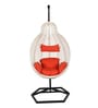 Jungfrau Wicker Swing In White Finish