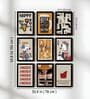 Bar & Drinks Wall Art Framed Set of 9