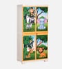 Jungle Mini Cabinet In Pastel Orange Colour Jungle Mini Cabinet In Pastel Orange Colour