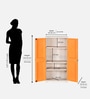 Jungle Mini Cabinet In Pastel Orange Colour Jungle Mini Cabinet In Pastel Orange Colour