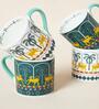 Jungle Soiree Mugs Gift Set of 6