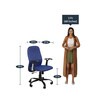 Jupiter Ergonomic Chair in Blue Colour