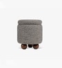 Jupiter Pouf In Ribbed Finish