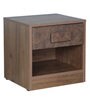 Justin Bedside Table in Night Stand in Finish with Drawer