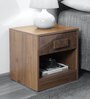 Justin Bedside Table in Night Stand in Finish with Drawer