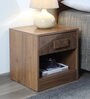 Justin Bedside Table in Night Stand in Finish with Drawer
