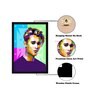 Justin Bieber Texture Paper Framed Art Print