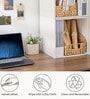 (1Pc) Beige Water Hyacinth Handmade Storage Basket & Wardrobe Organiser